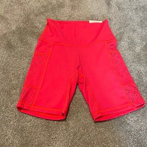 AERIE MOVE LASERCUT HIGH WAISTED BIKE SHORT